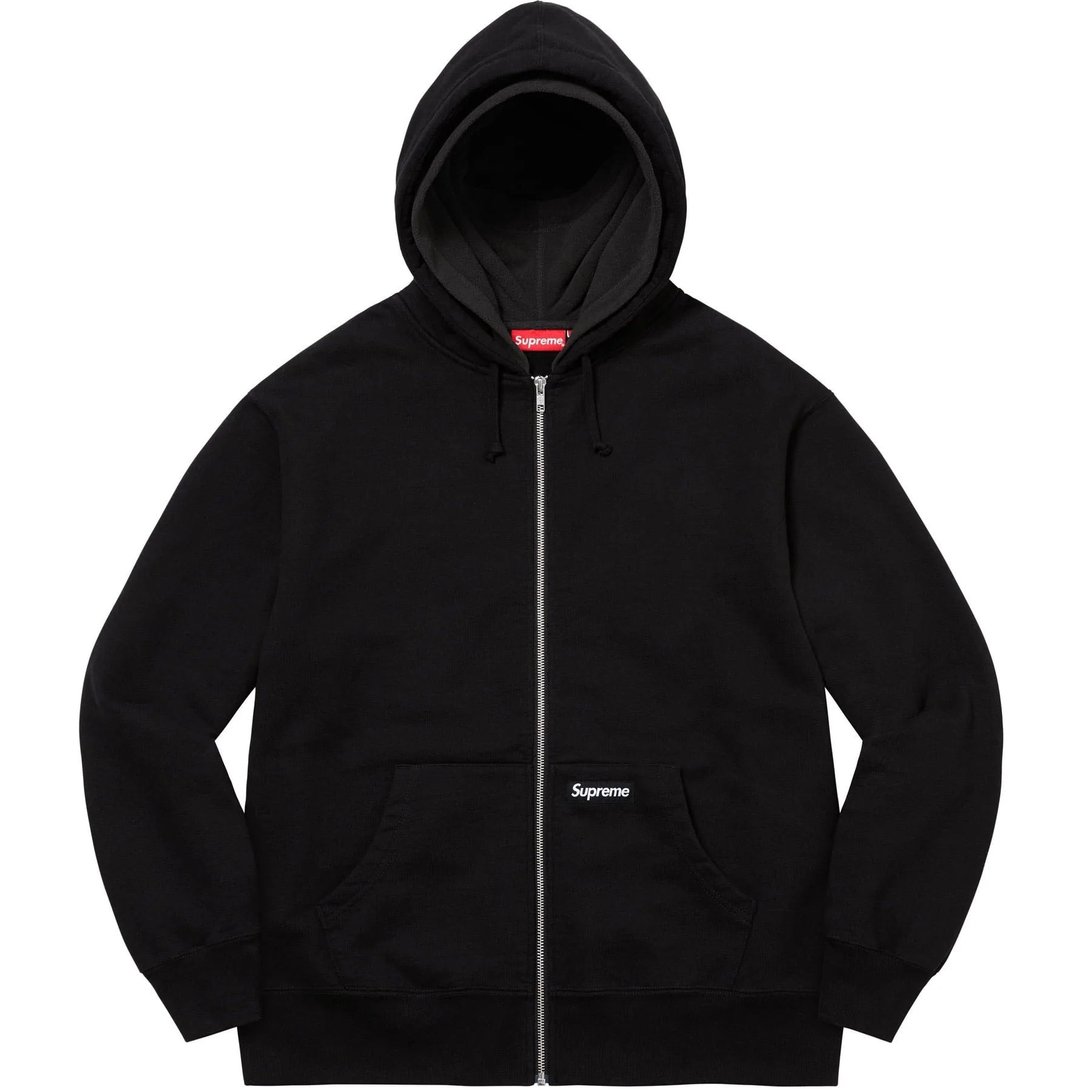 Double Hood Facemask Zip Up Hooded Sweatshirt view 11